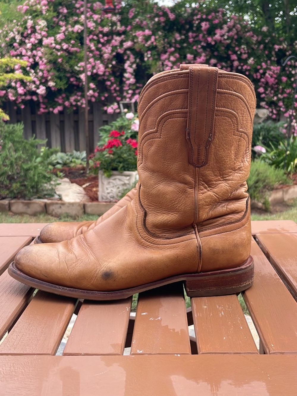 Tecovas “The Jake” Men’s Western Boot in Tan Leather